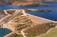 Embalse de Rivera de Gata. (Vista aérea)