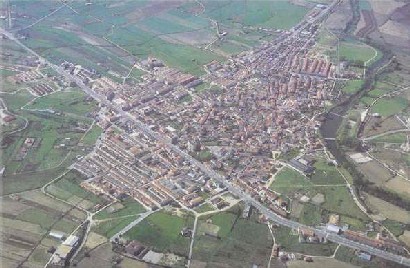 Moraleja. Vista aérea. <Clic para ampliar imagen>