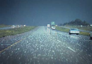 Tormenta de granizo.